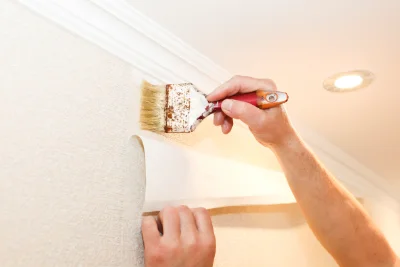 Pose de papier peint à Villedoux — revêtements muraux et toiles de verre
